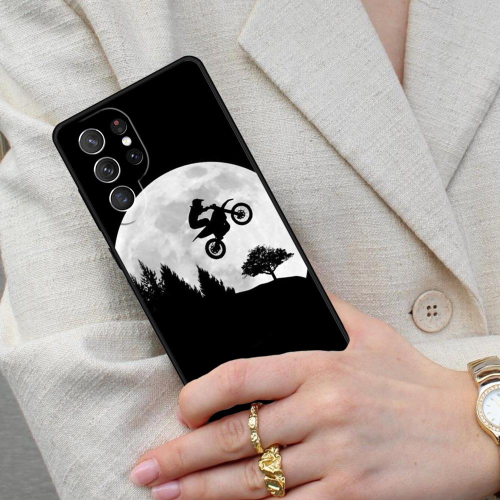 Moto Cross Motorcycle Sports SOFT Cell Phone Case for Samsung Galaxy S26 Ultra S25 S24 S23 S22 S21 S20 Note10 Cover