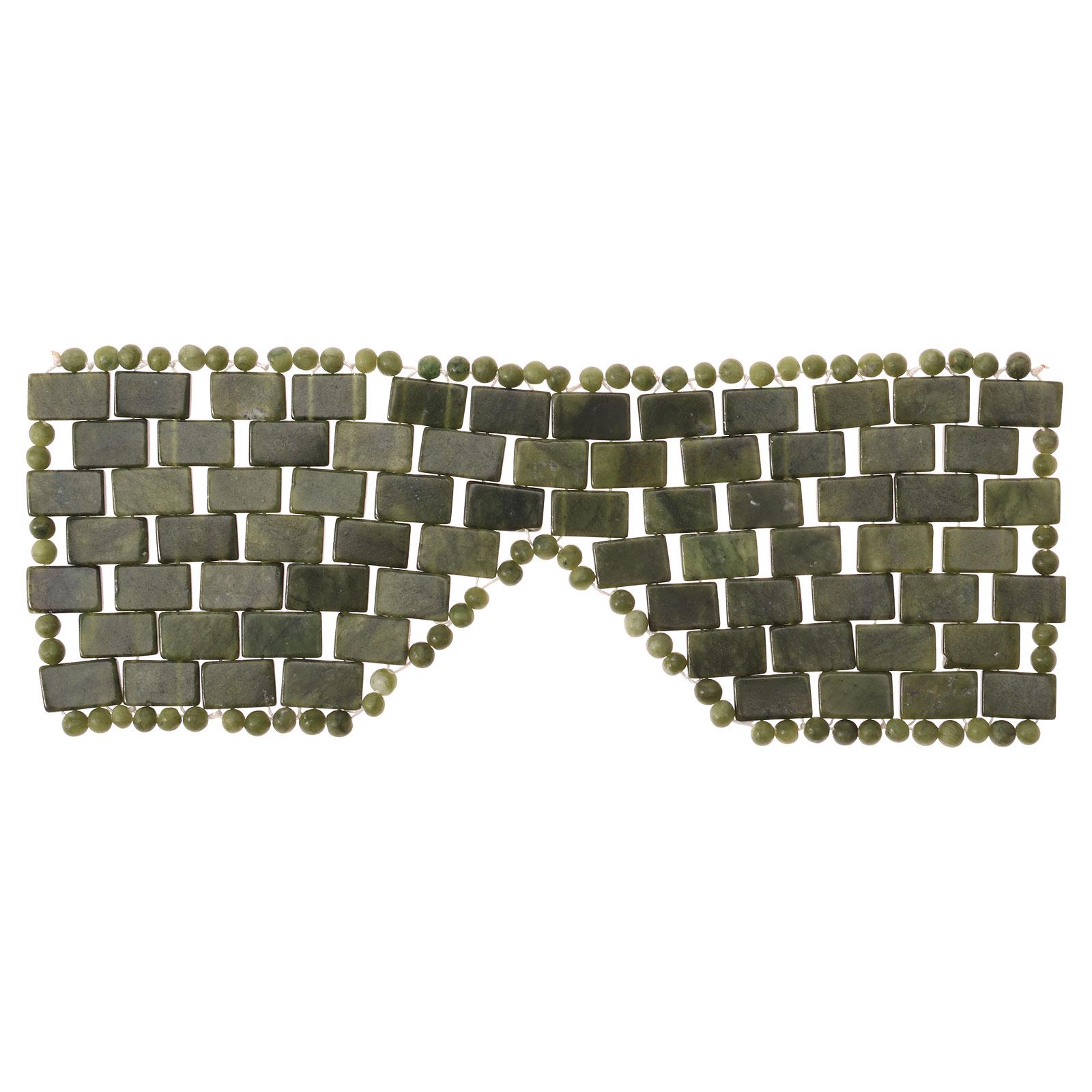 Cooling Jade Eye Mask Massager Natural Jade Eye Mask Eye Cover for Eye Relax Sleep Massager Mask Tool Mask Care Stone Face Sleep