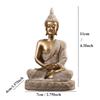 Statue for House Decors Buddhist Statue Resin Buddhist Figurine Table Ornament Outdoor Garden Decors Meditating Statue