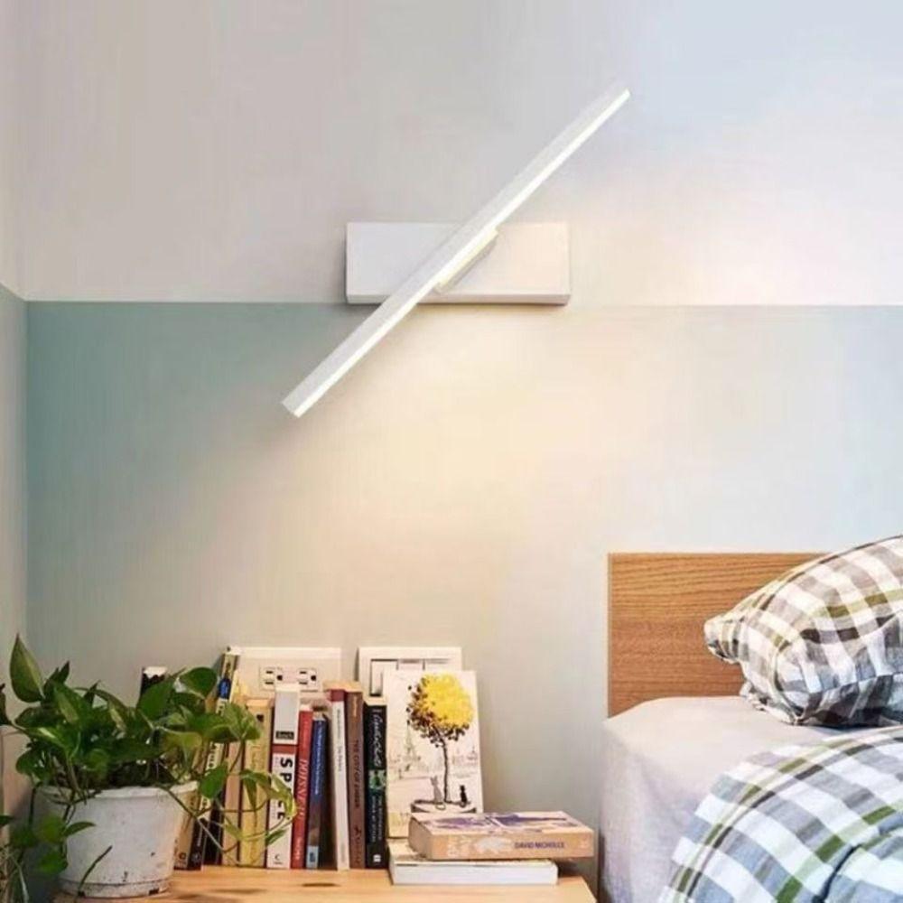 Adjustable LED Wall Light Tricolor Light Nordic Led Wall Lamp Bedroom Lighting