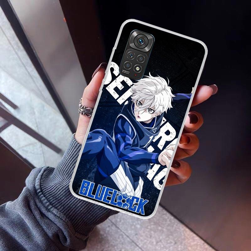 Blue Lock Nagi Seishiro Phone Case For Xiaomi Redmi Note 10 11 12 13 14 15 Pro Plus 11S 12S 14S 11T 11E 10S Soft TPU Back Cover