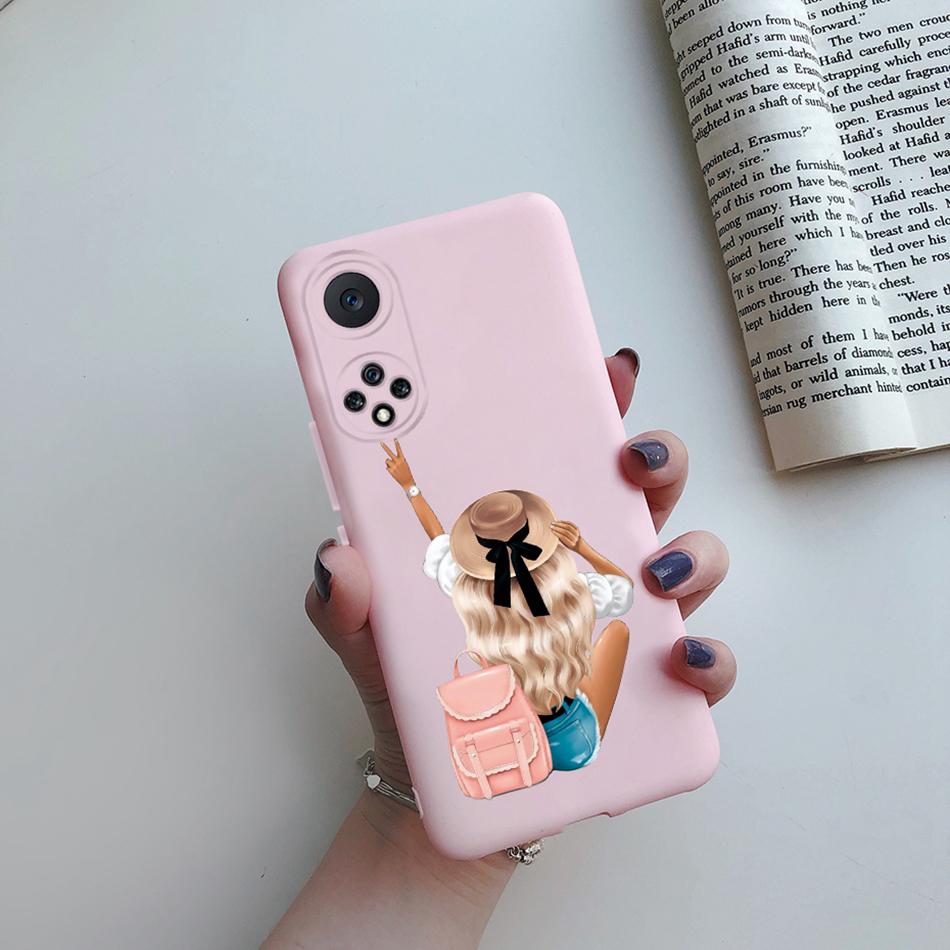 For Honor 50 Case For Huawei Honor 50 Nova 9 SE Cover Coque Super Mom Baby Fashion Girls Silicone Phone Bumper for Honor 50 Case