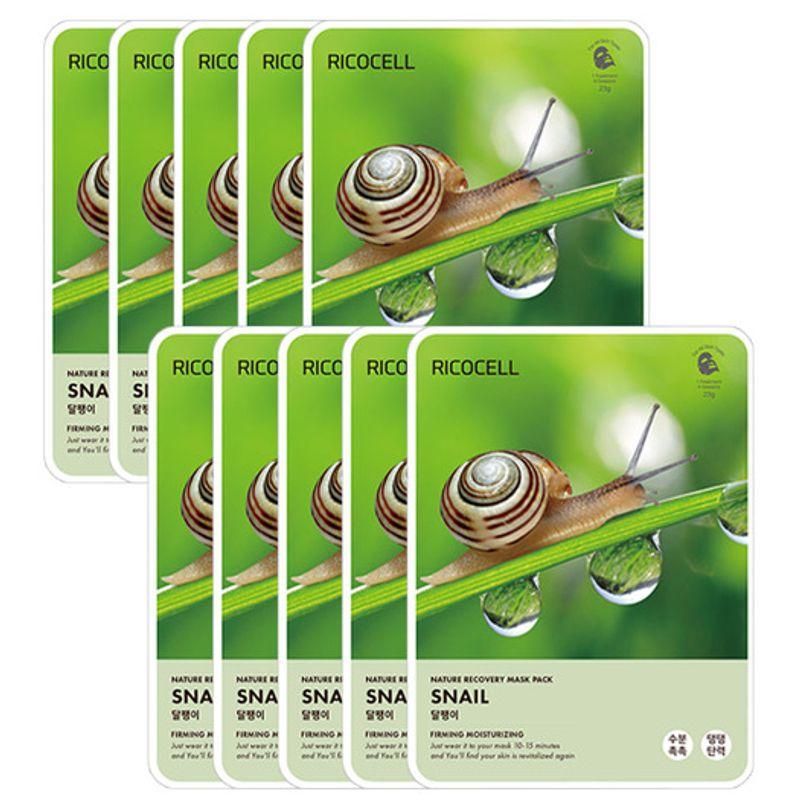 

Nature Coverage Moisture Gentle Mask Pack Snail 23g x 10 sheets