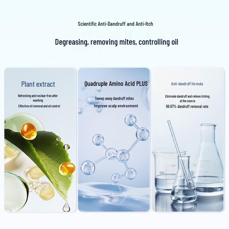 Hefengyu Men's Amino Acid Botanical Shampoo, Earth Scent