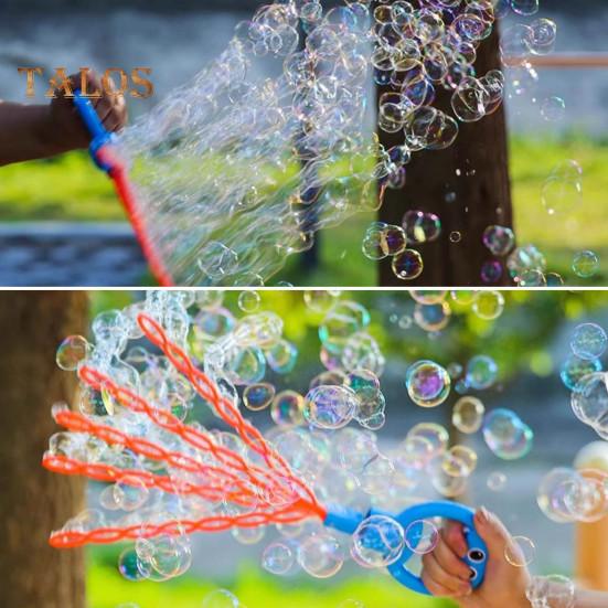 Máquina de bolhas de rosto sorridente de 32 furos, fabricante de bolhas românticas com pacotes de concentrado, máquina de sopro de bolhas, brinquedo para crianças e adultos