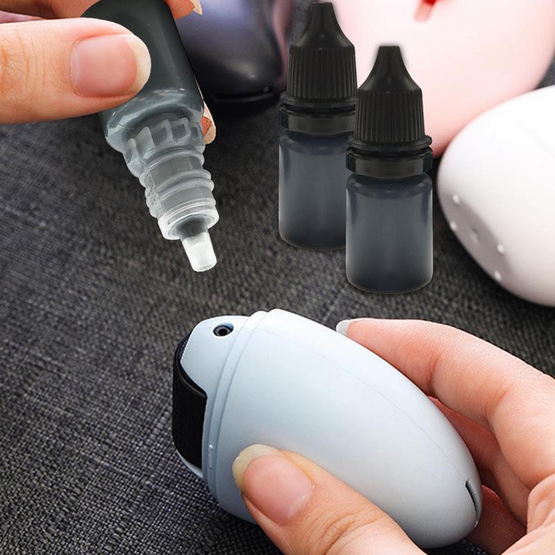 3 szt. Stempel Zabezpieczający przed Kradzieżą 10 ml Stempel Prywatności Tusz do Stempli Ochronnych Stemple Rolkowe Tusz do Wypełniania Stempli Rolkowych Do Tożsamości