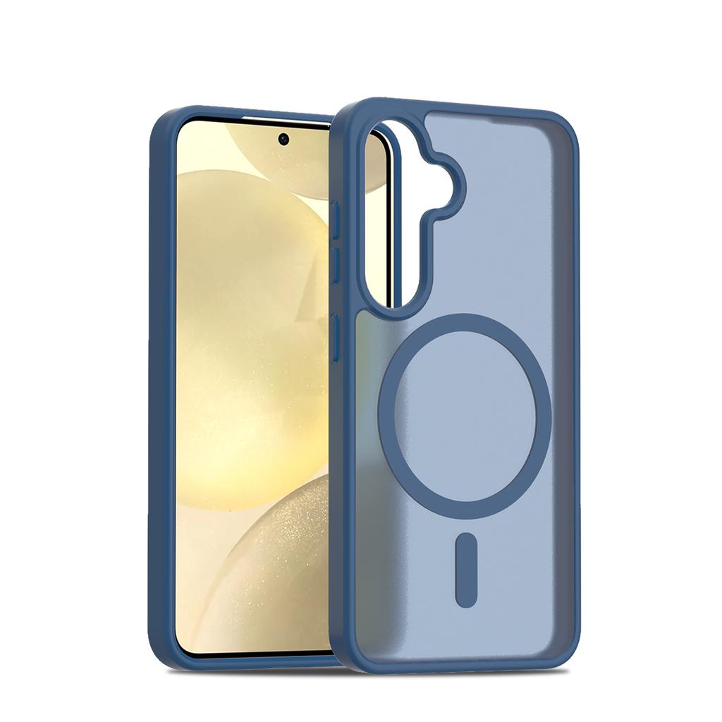 Matte Magnetic Phone Case for Magsafe Mag Safe Samsung Galaxy S26 Plus S25 Fe S24 S23 Ultra S22 A15 A16 A26 A35 A36 A56 A37 A55 A57 Back Phone Cover