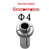 Hauptspindel-Spannzangen-Reduzierhülse 6 mm auf 4 mm, Drehzahlumwandlungskopf 6 mm auf 3,175 mm für Präzisionsgravur- und Fräsmaschinen