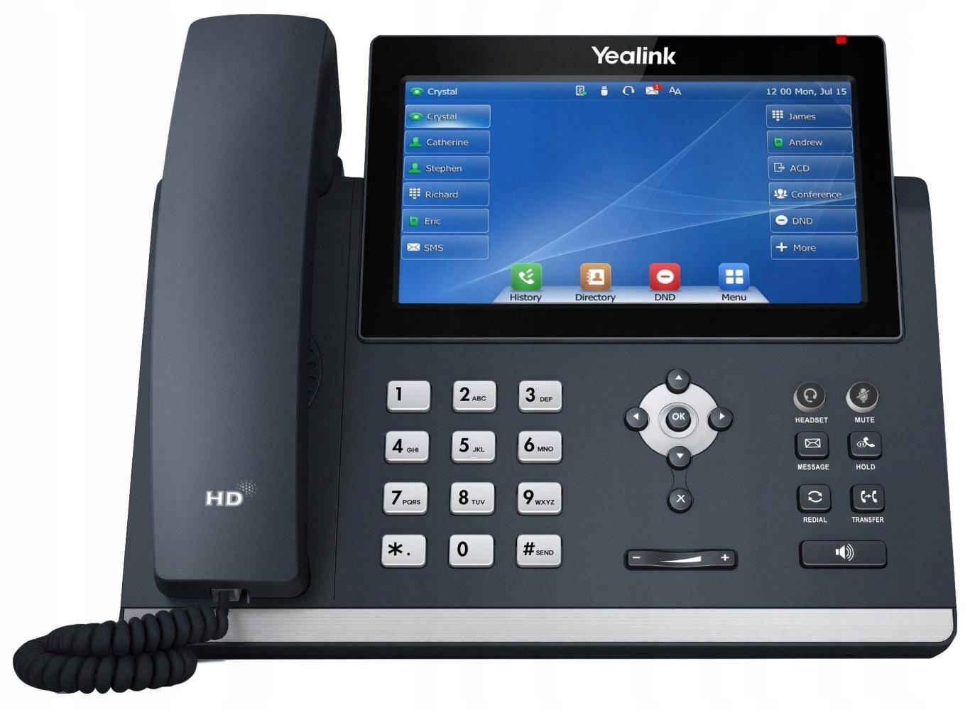Yealink SIP-T48U - VoIP phone - 3-way call capability