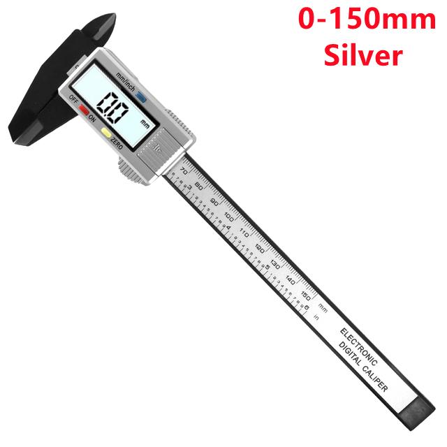 NEW Digital Caliper 6 inch Electronic Vernier Caliper 100mm Calliper Micrometer Digital Ruler Measuring Tool 150mm 0.1mm