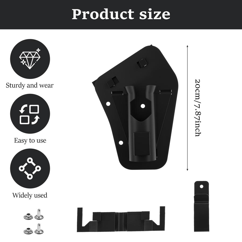 Slide-in Fishing Rod Hip Holsters Hands Free Fishing Pole Holder Quick Release Angling Pole Holder for Wading Bank Angling