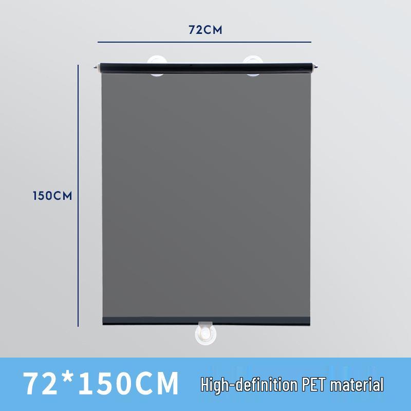 

Рулонная штора блэкаут от солнца без сверления на присосках - Защита от солнца для стекла, Теплоизоляция и Светоблокировка 72x150cm