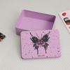 Ins Style Girl DIY Hand Account Sticker Goo Card Storage Box Student Desktop Finishing Star Card Storage Iron Box
