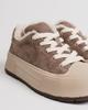 Sneakers with Fur Allsy 2519 36 Mink Suede Wool