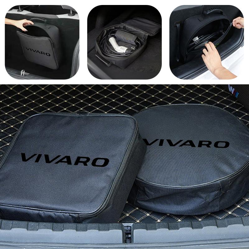 For Opel EV Car Charging Cable Storage Bag Waterproof Rechargeable Gun Organizer ADAM ASTRA J K CORSA E INSIGNIA MOKKA VIVA
