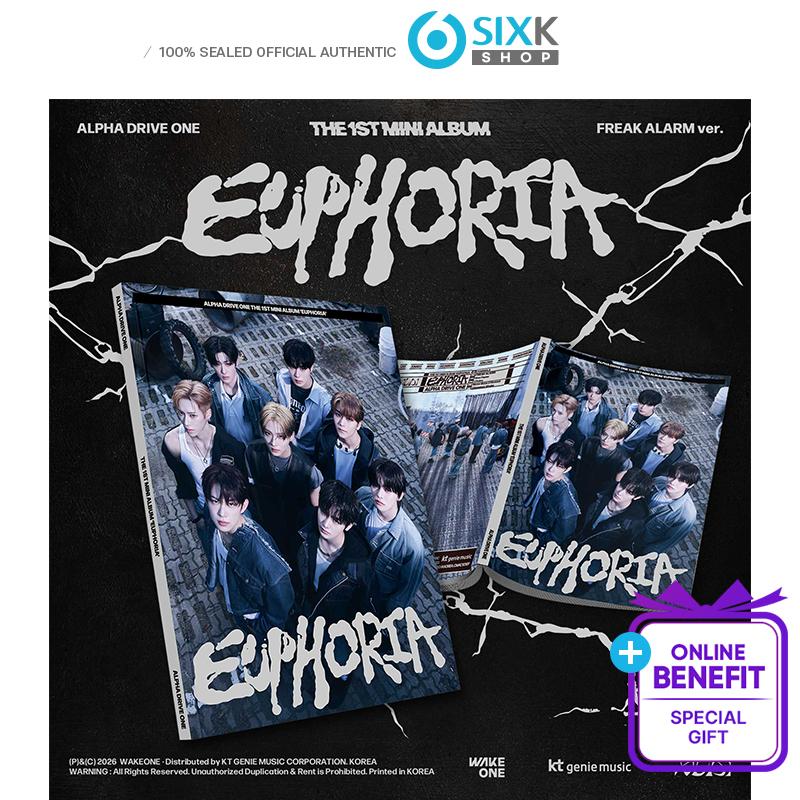 [Förbeställning] ALPHA DRIVE ONE THE 1ST MINI ALBUM [EUPHORIA] FREAK ALARM ver. (Onlineförmån)