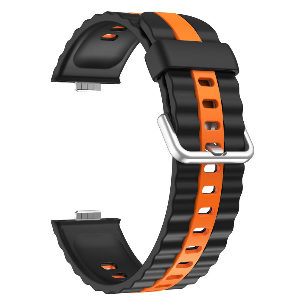 Sportovní silikonový řemínek pro Huawei Watch Fit 4 Pro Dvoubarevný pásek Prodyšný náramek Correa Pro Huawei Fit3 Fit4 Pro Příslušenství