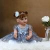 KEIUMI Implanted Hair Girl Reborn Baby Dolls 55 Cm Realistic Skin Can Bathe Bebe Doll Reborn Kids Play Partner Toy