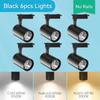 Spot Led Track Light 220V Ceiling Light COB Spotlight Rail Lamp Fixture for Living Room Clothing Store Full Set Track Lighting