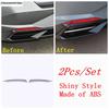 2PCS Chrome Rear Bumper Fog Light Lamp Decoration Cover Trim For Hyundai Elantra Avante CN7  -  Car Accessories Exterior