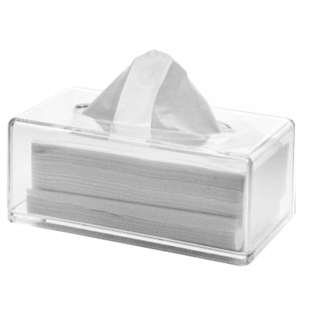 Przezroczysty Akrylowy Pojemnik na Chusteczki Kwadratowy Pudełko na Chusteczki Nowe Pudełko do Przechowywania Papieru
