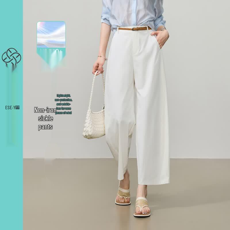 ESE-Y Women s Cropped Harem Casual Pants 27