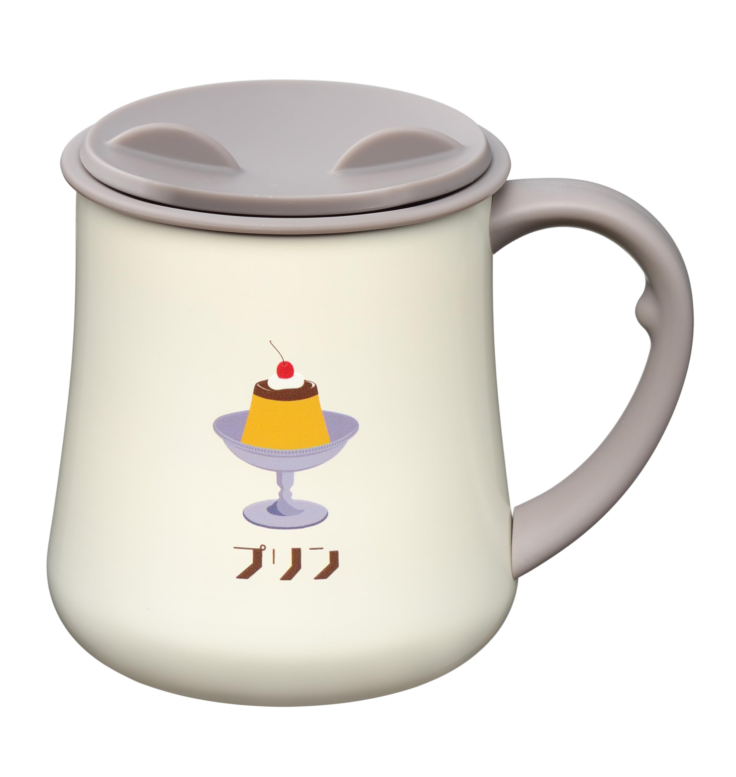 

Wahei Freiz RH-1714 330 мл Кружка для пудинга с крышкой, с вакуумной изоляцией, сохраняет горячее или холодное, тамблер с ручкой