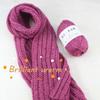 50g/roll Multi-color Cotton Skin Friendly Baby Yarn Hand Knitted Milk Cotton Yarn Crochet Doll Sweater Scarf Blanket Warm Yarn