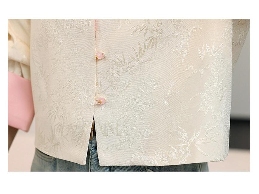 2025 Spring Women's Chinese Style Retro Fashion Slimming Coat ME6028