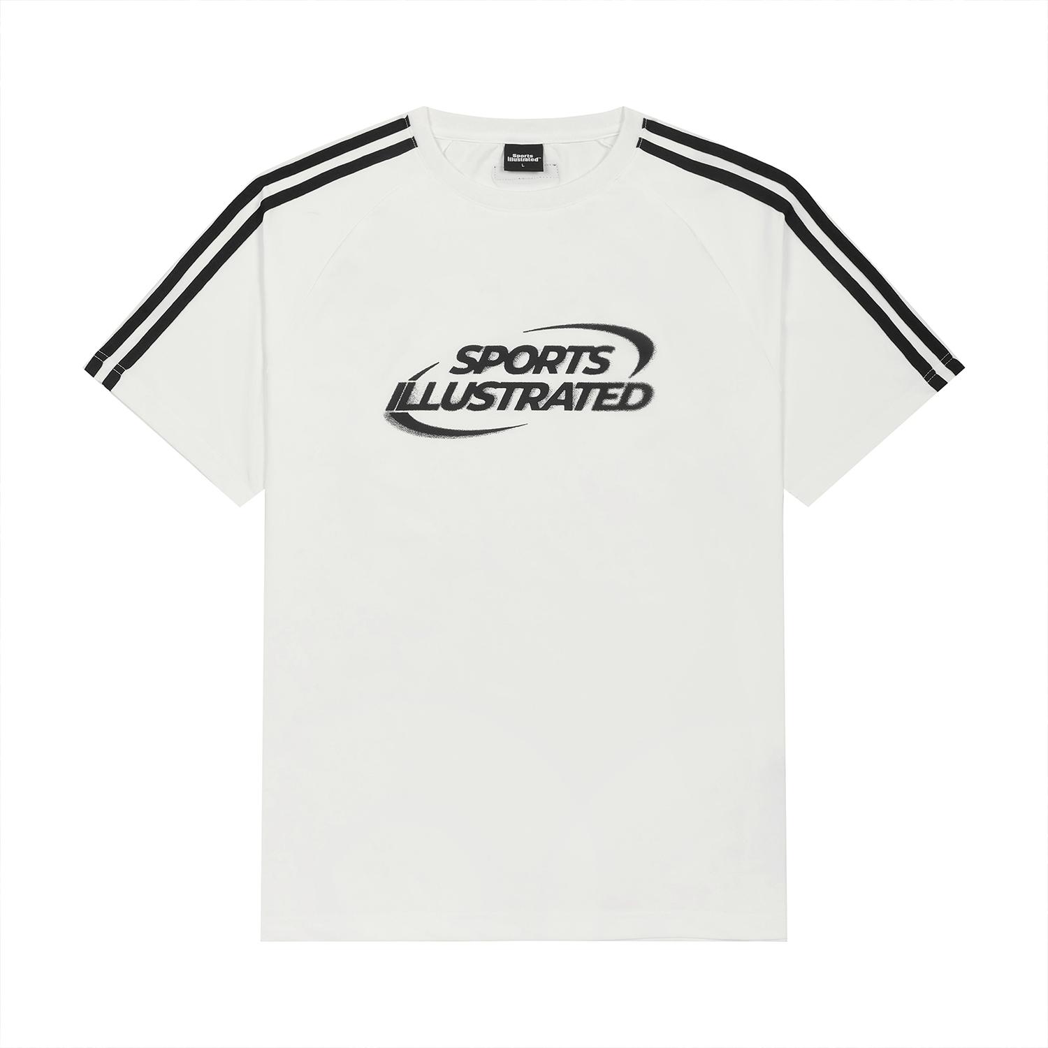 Sports Illustrated Big Logo Round T-Shirt (White) L