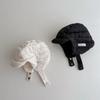 Stylish Baby Hat Autumn Winter Warm Pilot Beanie Cap Cotton Earflap Bonnet Hat Solid Windproof Headwear for 1-4 Years