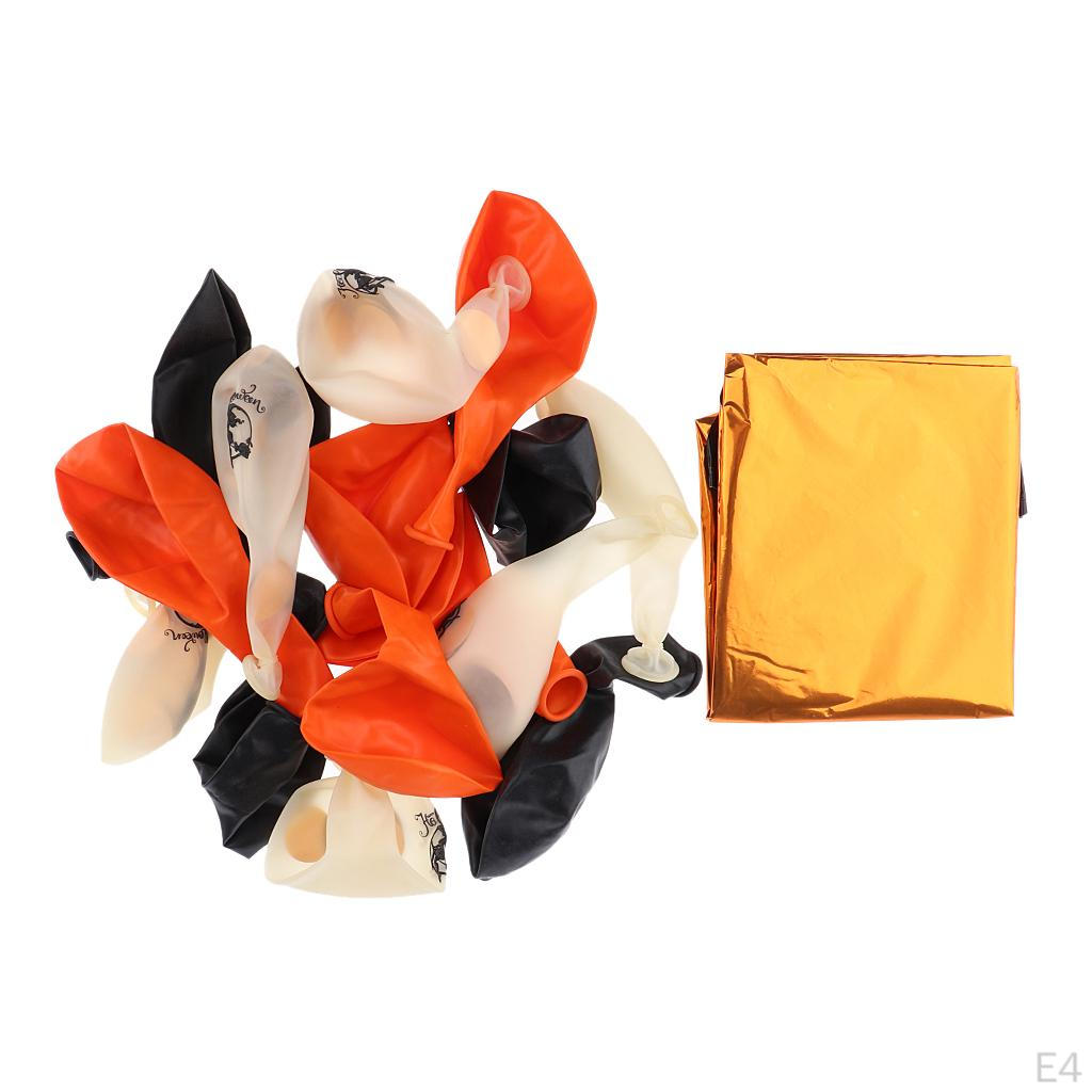 18pcs/Set Halloween Balloon Latex Confetti for party Decor