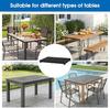 Udbrud Garden Table Cover 220x100x15cm 420D Oxford Waterproof Windproof Outdoor Furniture Cover