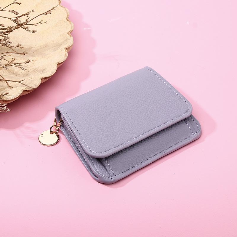 Korean Style Women's Short Wallet & Card Holder - Stylish Luxury Coin Purse