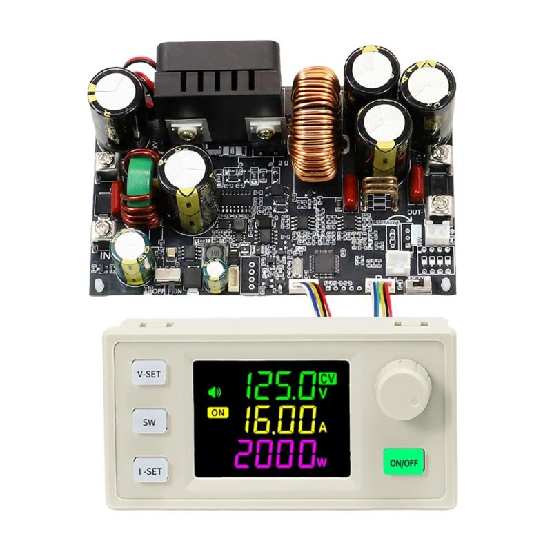 Precise Adjustable Direct Current Power Supply Module, 125V/2000W, Constant Voltages and Current for Electronic Projects