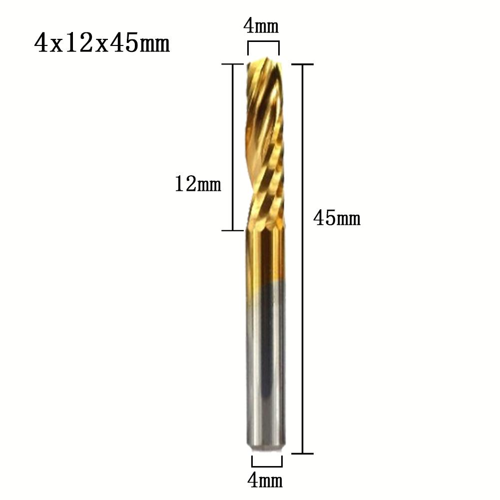 1 יחידות חותך כרסום 40-55 מ"מ 4 מ"מ שוק נתב CNC