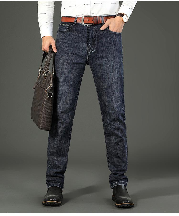 WthinLEE Herren Slim Straight Elastic Business Jeans