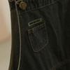 Korean Style Fashion Layered Denim Overalls - Youding 25 Autumn Collection