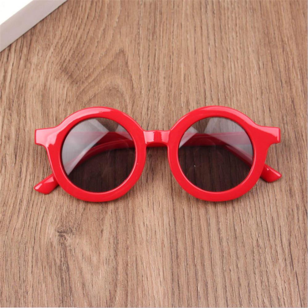 

Retro Round Frame Kids Sunglasses Baby Boys Girls British Style Sun Shade Glasses Eye Protection Glass Uv400 Protective Eyewear Other красный