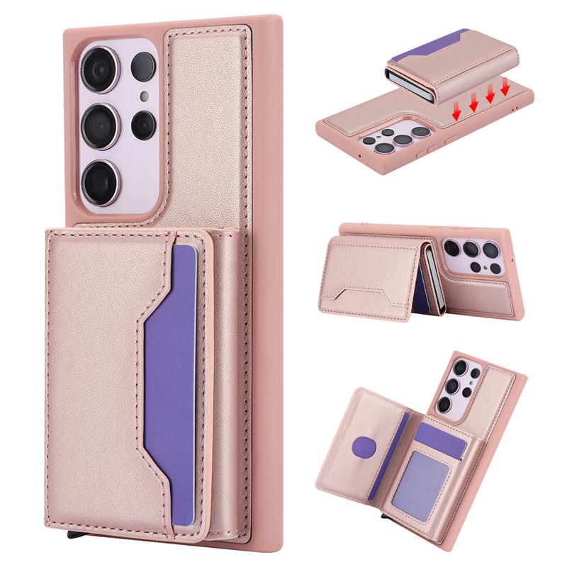 Magnetic Leather Wallet Card Phone Case for iPhone 15 14  Pro Max 13 Plus 12 11 for Samsung Galaxy S23 Ultra S22 A54 A14 A34 A53 A13 A52 Flip Cover