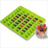 53-Hole Cartoon Bear Silicone Mold for Ice, Chocolate, Gummy & Candy