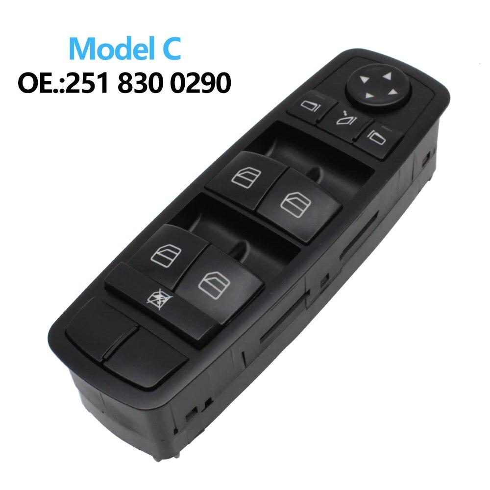 

Переключатель управления подъемом окна автомобиля для Mercedes Benz ML GL R Class W164 W251 2518300590,2518300290,2518300090 Model C