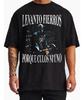 Unisexs Grim Reaper Lifting Weights Graphic Vintage Washed Tshirt Oversized Cotton Streetwear Tee