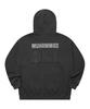 Waydn [Ali] The Greatest Pigment Oversized Zip-Up Hoodie Charcoal