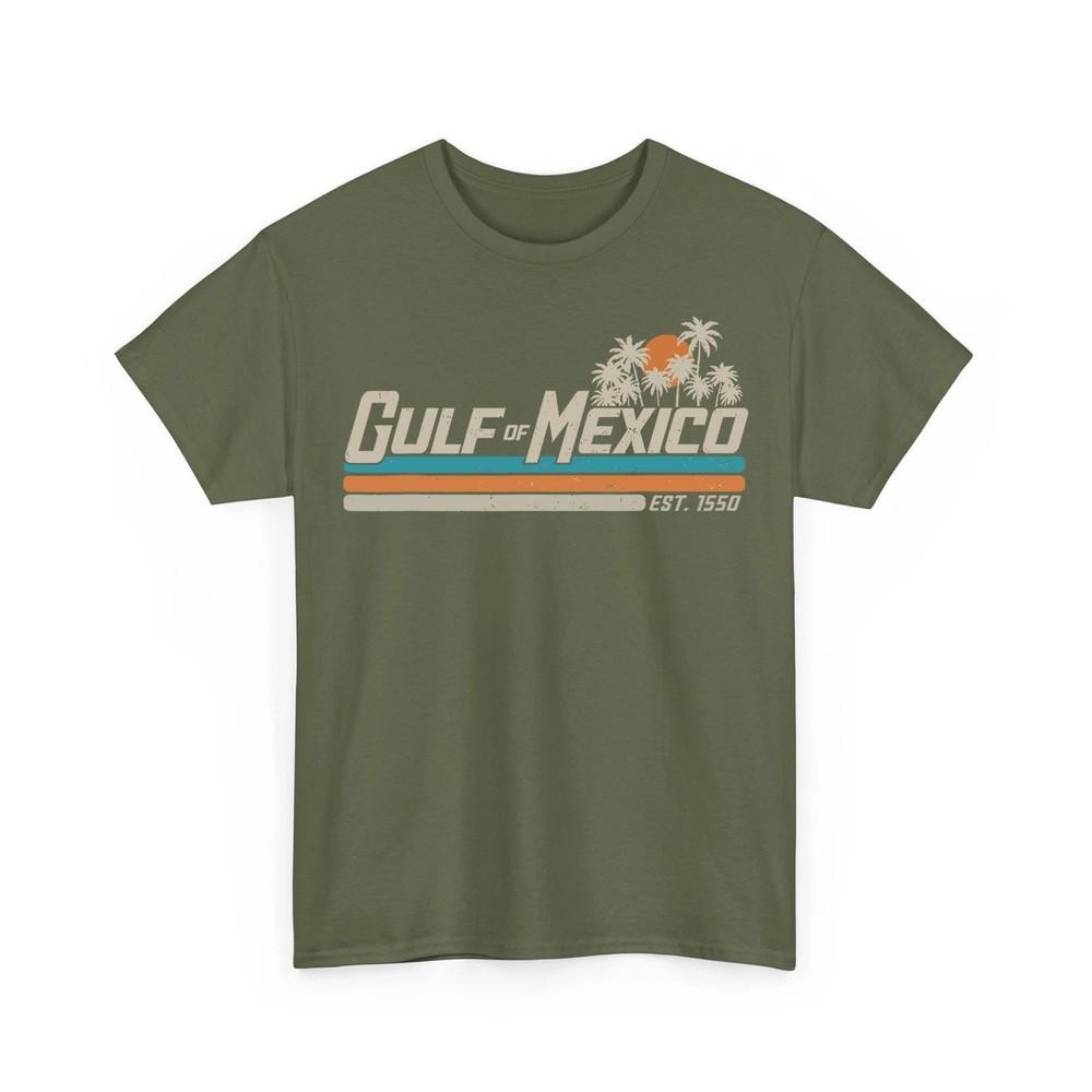 Vintage Gulf of Mexico Since 1550 Retro Vintage Beach Unisex TShirt Unisex T-Shirt XXXXL