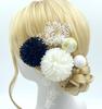 [Baramoly] Hair Ornament - 9 Colors Available - Yukata, Ping Pong Chrysanthemum, Coming-of-Age Ceremony, Japanese Clothing Accessory, Graduation