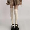 Medias de Color Sólido para Mujer Hasta el Muslo Por Encima de la Rodilla Calcetines JK Japoneses