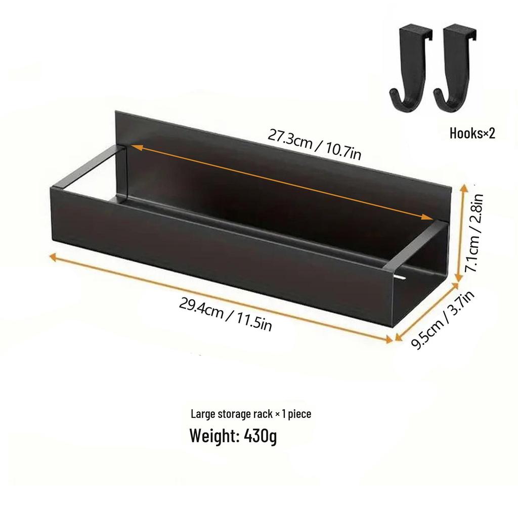 Magnetic Wall-Mounted Refrigerator Storage Shelf