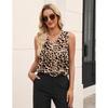 Summer, Satin Complexion, V-neck, Shirt Collar, Women's, Short Sleeved, Top, Women's Clothing