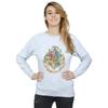 HARRY POTTER Felpa con Cappuccio Distressed Crest di Hogwarts per Donna